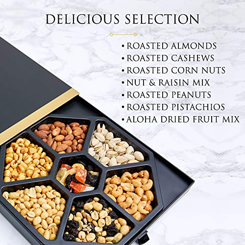 Gifted Nut Nuts Gift Tray - Assorted Fresh Gourmet Dry Fruits An