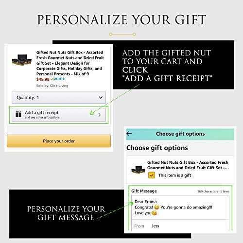 Gifted Nut Nuts Gift Tray - Assorted Fresh Gourmet Dry Fruits An