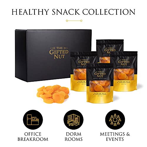 Gifted Nut Turkish Dried Apricots, 4 Pack - 4 oz Resealable Bags...