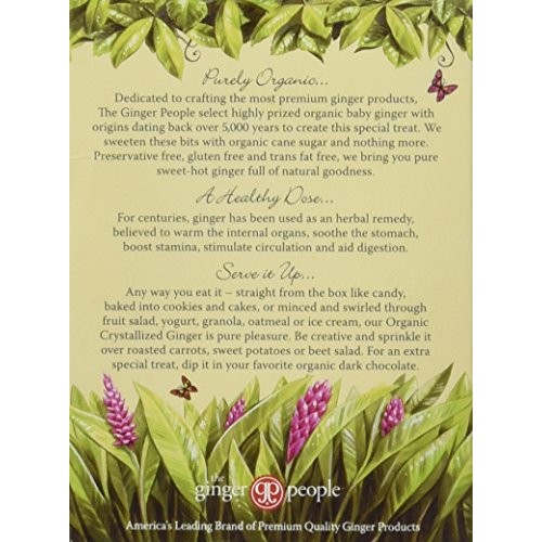 Ginger People Organic Crystallized Ginger Box -- 4 Oz Each