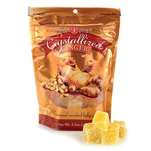 Ginger People Crystallized Ginger Candy, 3.5 Ounce
