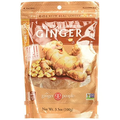 Gin Gins Crystallized Ginger Candy 3.5Oz Bag 6-Pack