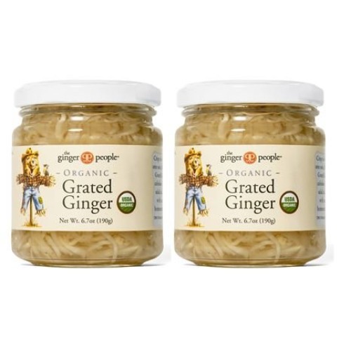 Organic Grated Ginger, Made In Fiji, 6.7 Ounces Pack Of 2