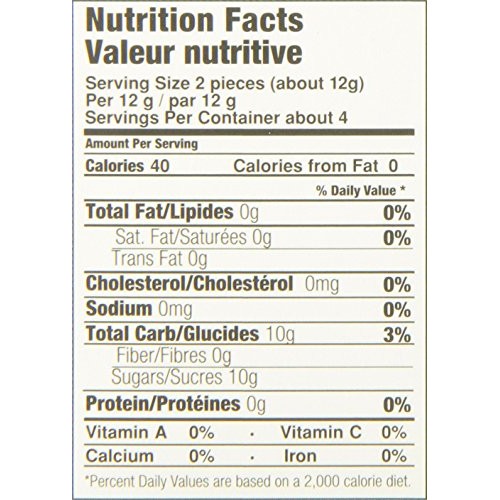 The Ginger People Gin Gins Chewy Ginger Candy Travel Pack, Origi...