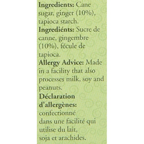 The Ginger People Gin Gins Chewy Ginger Candy Travel Pack, Origi...