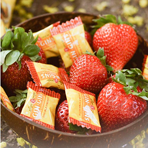 The Ginger People Gin Gins Hard Candy 1 Pound Bag, Double Streng