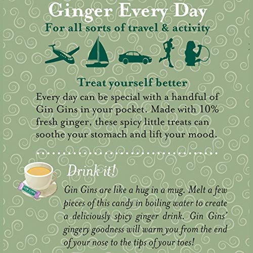 The Ginger People Gin Gins Original Chewy Ginger Candy 3 Oz pac...