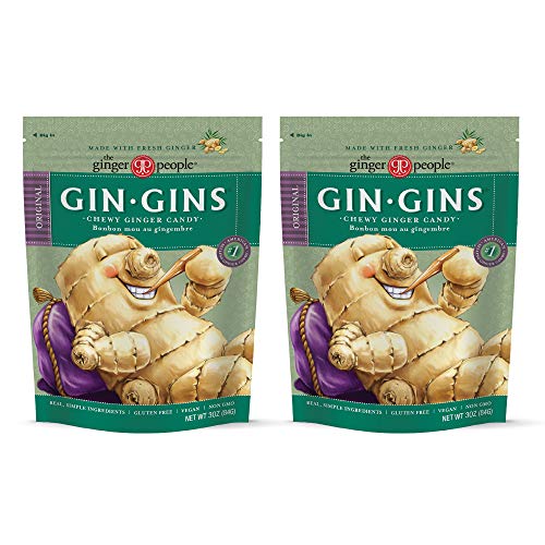 The Ginger People Gin Gins Original Chewy Ginger Candy 3 Oz pac...
