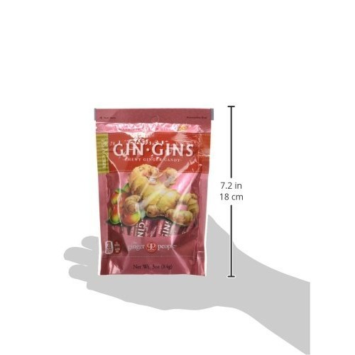 The Ginger People Gin Gins Spicy Apple Ginger Chews, 3 Ounce, Pa