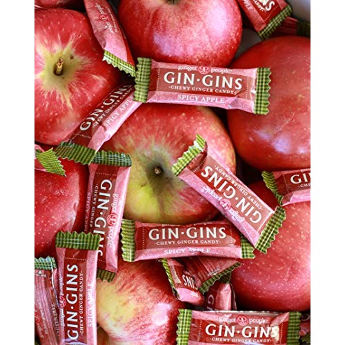 The Ginger People Gin Gins Spicy Apple Ginger Chews, 3 Ounce, Pa