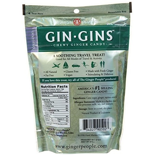 The Ginger People Original Gin Gins Chewy Ginger Candy - 3 oz - ...