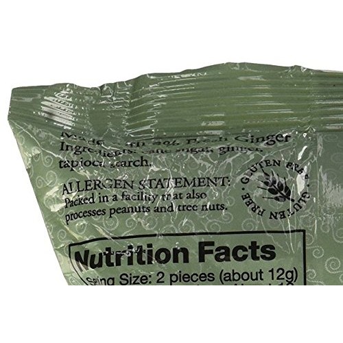 The Ginger People Original Ginger Chews, 5 Oz Pack Of 2 Gluten