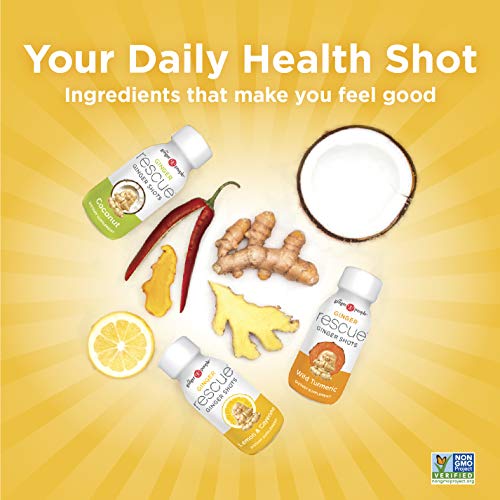 The Ginger People Rescue Shots, Lemon &Amp; Cayenne, 2 Fl. Oz., 12 Pack The Ginger People Rescue Shots, Lemon &Amp; Cayenne, 2 Fl. Oz., 12 Pack