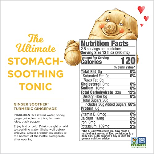 Turmeric Gingerade, Ginger Soother By The Ginger People – Drug F