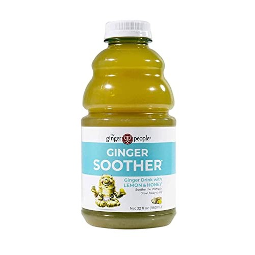 The Ginger People Ginger Soother, Lemon and Honey 32 Ounce - Pac...