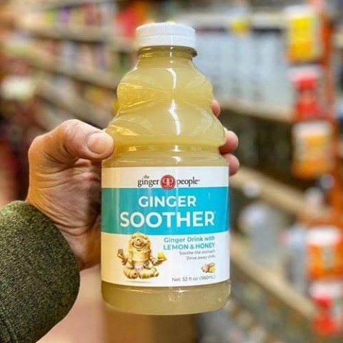 The Ginger People Ginger Soother, Lemon and Honey 32 Ounce - Pac...