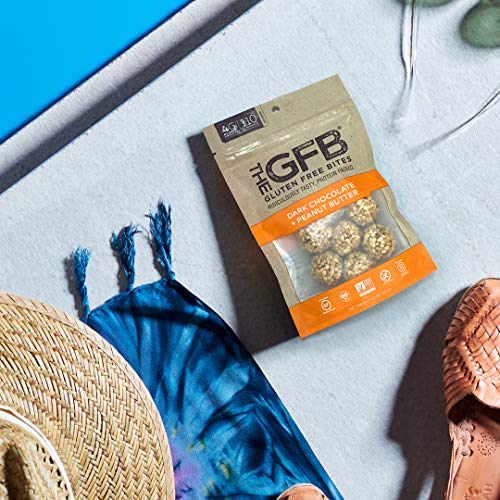 The Gfb Gluten Free Protein Bites, Dark Chocolate Peanut Butter,