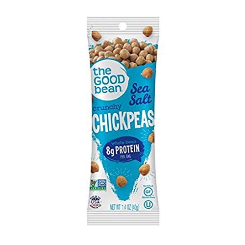 The Good Bean Chickpeas Snacks Grab &Amp; Go, Sea Salt, 1.4 Ounce, 1