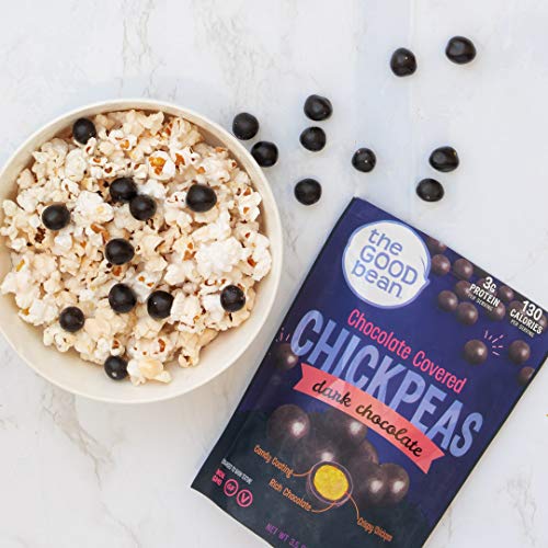 The Good Bean Dark Chocolate Covered Chickpeas, 3.5 Ounce Pack