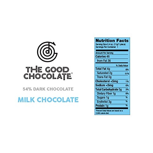 The Good Chocolate / Set Of 3 X Square Gift Variety 6-Pack / Zer