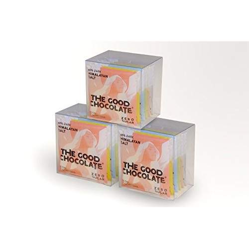 The Good Chocolate / Set Of 3 X Square Gift Variety 6-Pack / Zer