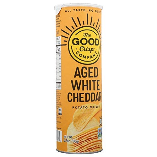 The Good Crisp Company Aged White Cheddar Potato Crisps, 5.6 Oz