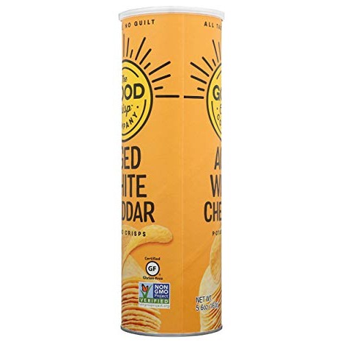 The Good Crisp Company Aged White Cheddar Potato Crisps, 5.6 Oz