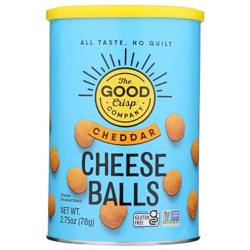 THE GOOD CRISP COMPANY Cheddar Cheese Balls, 2.75 OZ