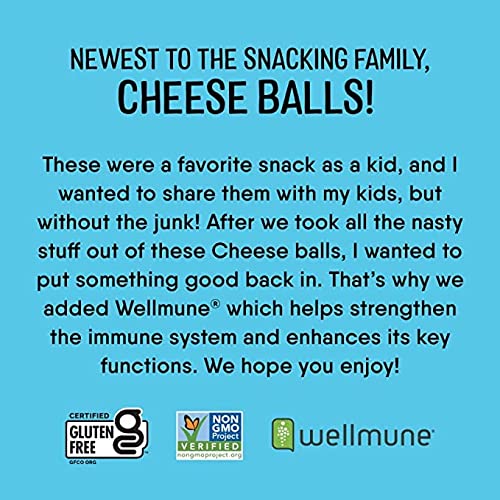 The Good Crisp Company, Cheese Balls, Cheddar, 2.75 Ounces Pack