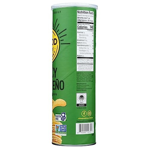 THE GOOD CRISP COMPANY Spicy Jalapeno Potato Crisps, 5.6 OZ
