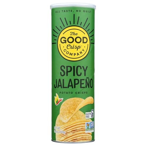 THE GOOD CRISP COMPANY Spicy Jalapeno Potato Crisps, 5.6 OZ