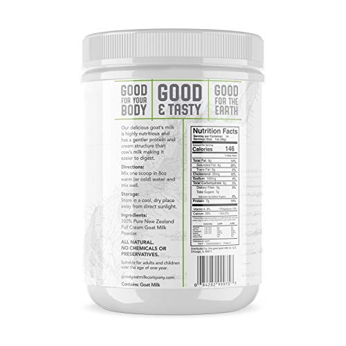 New Zealand Full Cream Goat Milk Powder Natural - 14Oz