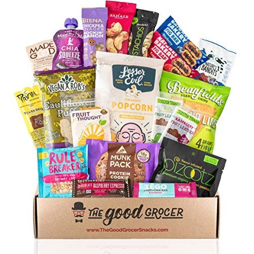 Healthy Vegan Snacks Care Package: Plant-Based, Non-Gmo, Vegan J