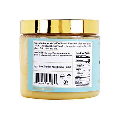 Gourmet Ghee Co. - Artisan Ghee Clarified Butter - Grass-Fed, Pa