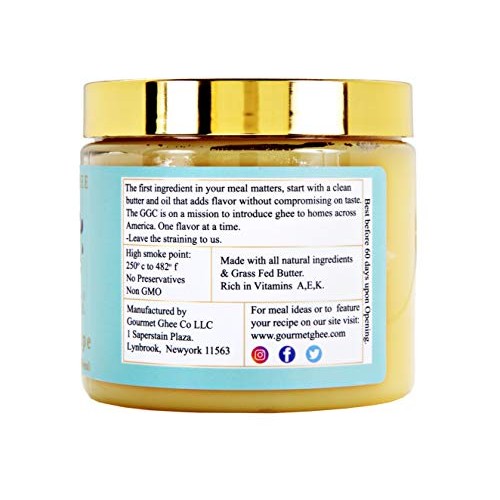 Gourmet Ghee Co. - Artisan Ghee Clarified Butter - Grass-Fed, Pa