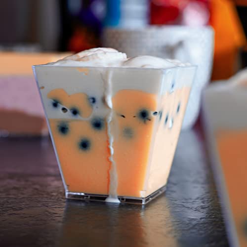 The Gourmet Goose 20 Pack Dessert Cups, 8 oz Disposable Parfait ...