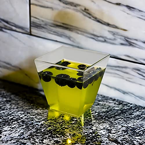 The Gourmet Goose 20 Pack Dessert Cups, 8 oz Disposable Parfait ...