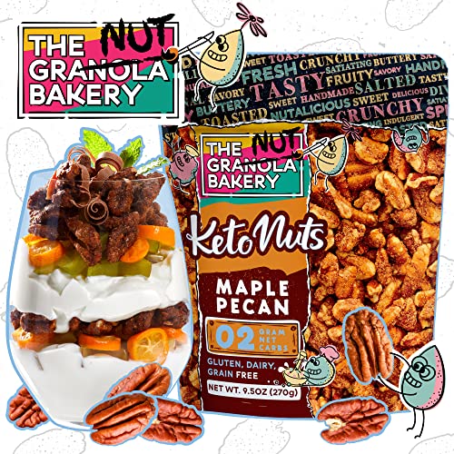 The Nut Bakery Maple Pecan Keto Snacks | 2g Net Carb | Low Carb ...