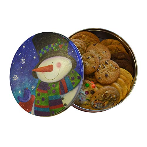 The Great Cookie Snowman Keepsake Cookie Tin With 2Lbs Fresh Bak