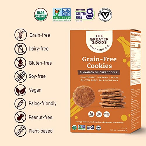 The Greater Goods Snacking Co. Cinnamon Snickerdoodle Cookies - ...