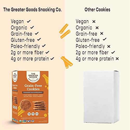 The Greater Goods Snacking Co. Cinnamon Snickerdoodle Cookies - ...