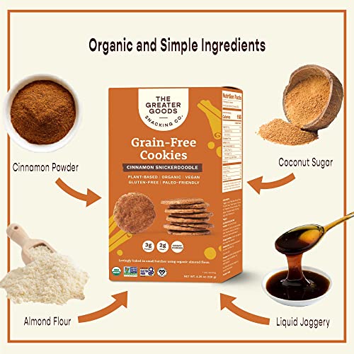 The Greater Goods Snacking Co. Cinnamon Snickerdoodle Cookies - ...