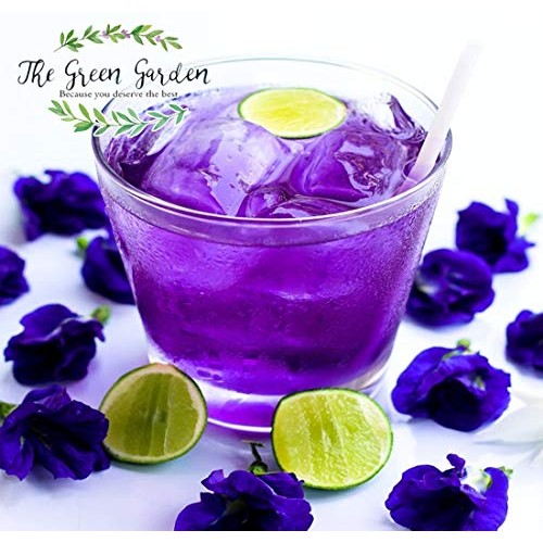 3 Pack 100% Dried Pure Butterfly Pea Flowers 1.60 Oz. 50 G. He