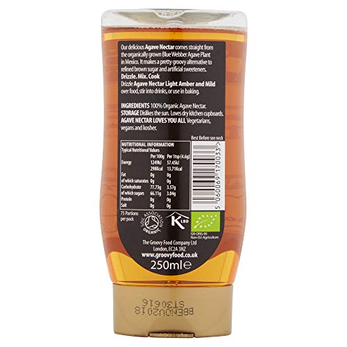 The Groovy Food Company Organic Agave Nectar Natural Sweetener M
