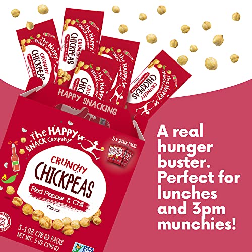 The Happy Snack Company Chickpeas Red Pepper & Chilli Garbanzo ...