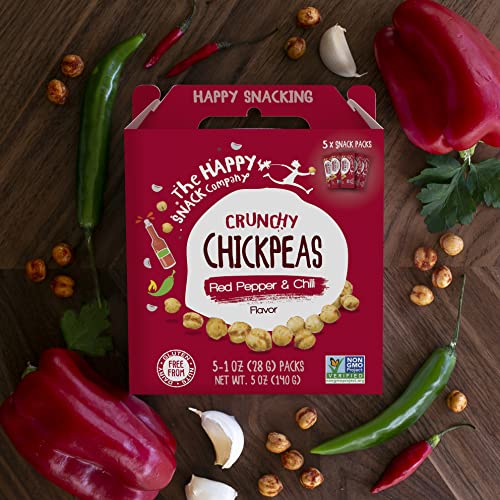The Happy Snack Company Chickpeas Red Pepper & Chilli Garbanzo ...