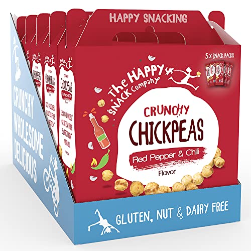 The Happy Snack Company Chickpeas Red Pepper & Chilli Garbanzo ...