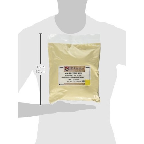 Organic Light Dried Malt Extract Dme - Maltoferm 10001-3 Lb.