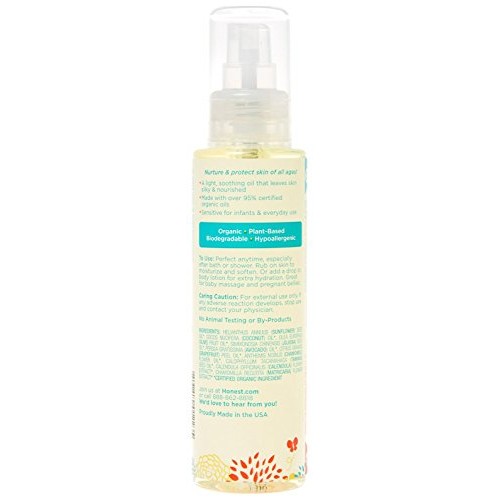 The Honest Company Organic Body Oil | Certified Organic | All-Na