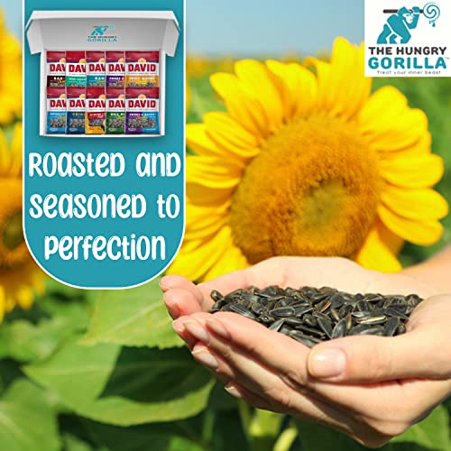 David’s Sunflower Seeds - Jumbo Sunflower Seed Variety 10 Pack –...